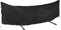 BOSREROY Black Large Hammock Cover 149.6 X 6.7 X 31.5 in Waterproof Windproof Dustproof Polyester Storage Bag Adjustable Buckles