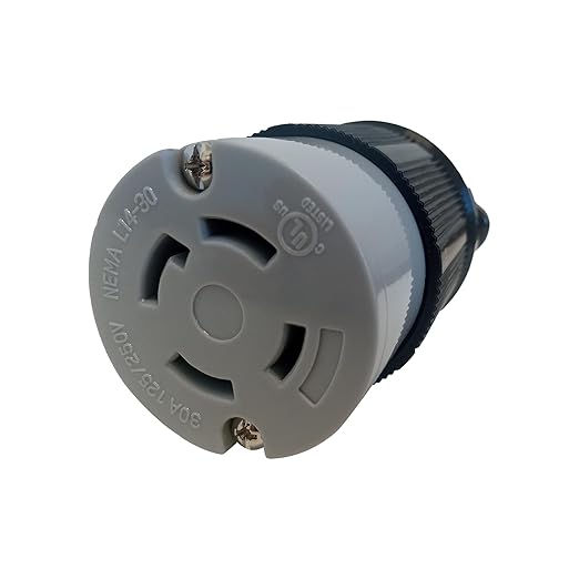 NEMA L14-30C Generator Connectors | 3-Pack | 30 Amp 125/250 Volt L1430C Power Connectors