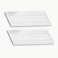 40Gal Extra Large Storage Bins Lids 2Pack White