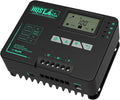 HQST MPPT Solar Charge Controller 20 Amp Negative Grounded Controller with Bluetooth LCD Display 12V/24V DC Input Solar Panel Regulator for Gel Sealed Flooded and Lithium Battery