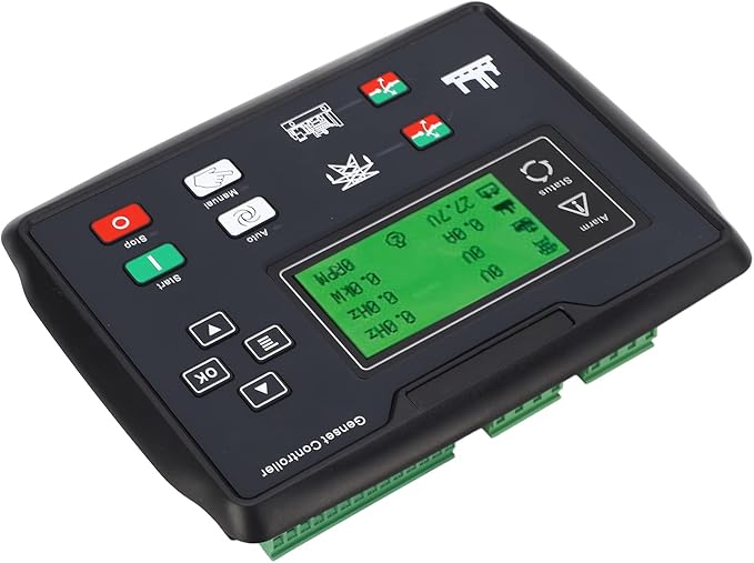 CLE6120UN C Auto Controller for Generator Start Detect Multiple Languages Genset Control Module Panel 15‑360V