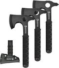 NedFoss Throwing Axe Set 10.2'' Full Tang Throwing Hatchet with Sheath Updated TPR Rubber Wrapped Handle Perfect for Competition and Recreation