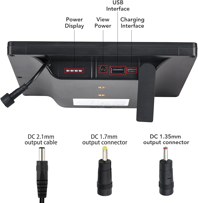 5W Solar Panel for Trail Camera 12V 6V Solar Battery Charger Kit with 5200mAh Rechargeable Battery Waterproof Hunting Accessory for Game Camera &amp Wildlife Camera