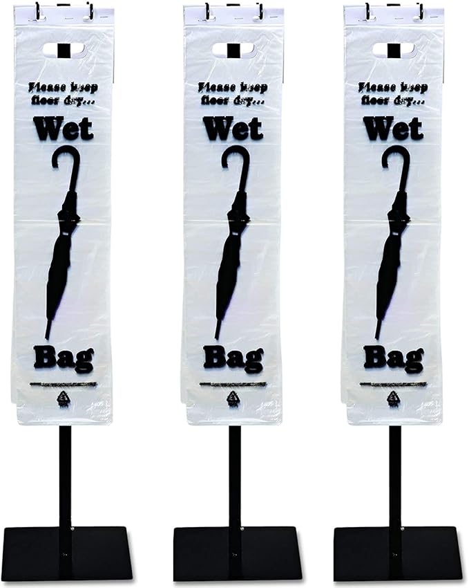 Tatco 57010 Wet Umbrella Bag 7w x 31h Clear 1000/Box (Pack of 4)
