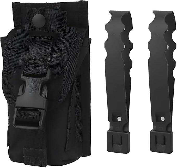 Portable Wilderness Survival Gear Pack Compact First Aid Pouch With MOLLE Attachment Nylon Accessory Bag