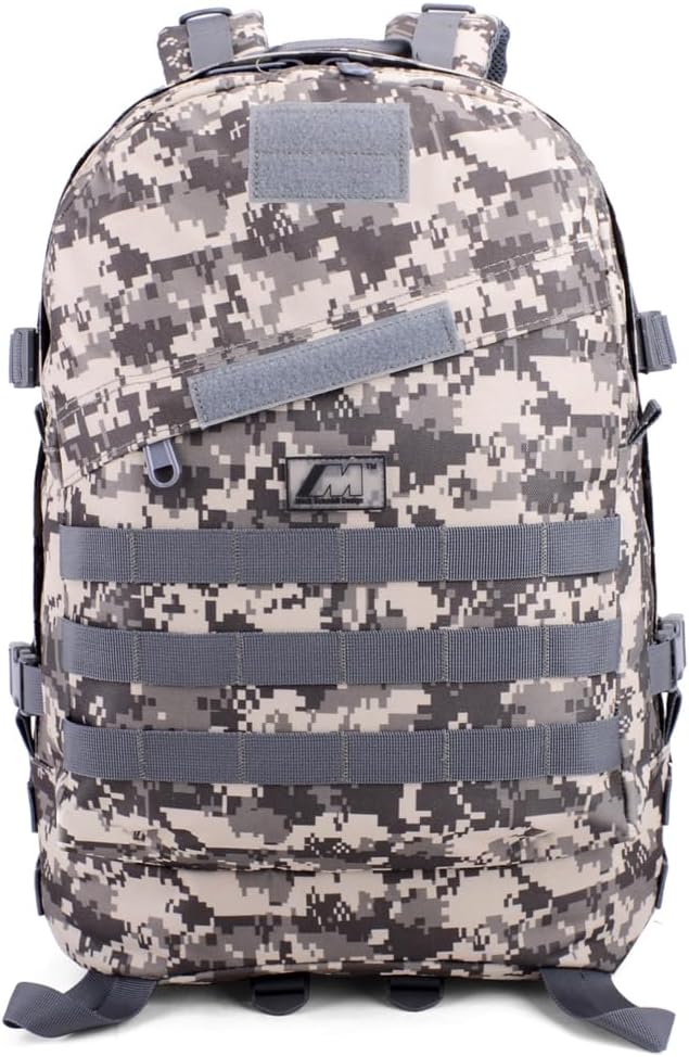 Tactical Military Assault 40L Travel Backpack Army 3-Day Assault Pack for Camping Hunting Trekking Outdoor Survival Range Molle Bag with Multi-Compartment Storage Army Combat