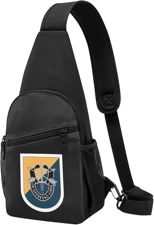 US Army 8th Special Forces Group Chest Pack Leisure Shoulder Crossbody Chest Bag