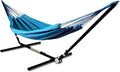 Hammaka 40911-KP Adjust to Fit Brazilian Two Person Combo-Blue Hammock Stand