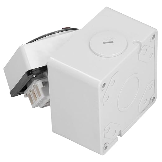 Outdoor Power Isolator - 500V On-Off Switch with Rotary Control Socket and Accessories (3P40A)