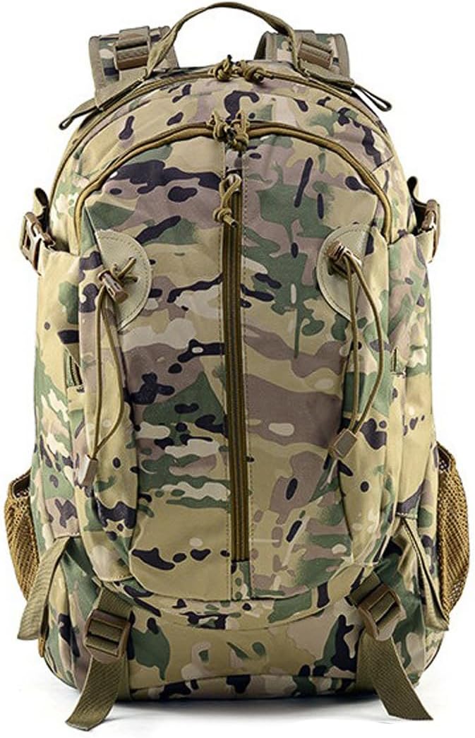 Tactical Backpack for Men Hiking Day Pack Military Rucksack Waterproof 30L EDC Bag Army Assault Pack (CP)
