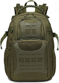 45L Military Tactical Backpacks Molle Army Assault Pack 3 Day Bug Out Bag Hiking Treeking Rucksack Bag (Military Green)