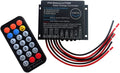 Multifunctional HUINETUL 15A Waterproof Lithium ion Lifepo4 Battery Charge Controller Regulator with IR Remote Control Fit for Lead Acid Lithium Ion Lifepo4 Battery