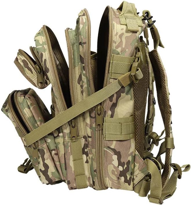 Outdoor Sports Pack Hiking Bag Tactical Rucksack Camo Knapsack Combat Camouflage Tactical Backpack