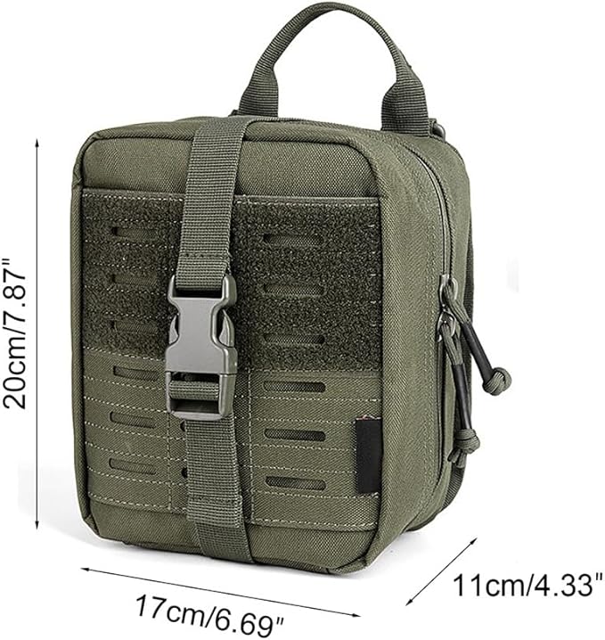Tactical MOLLE Admin Bag Waterproof Tactical Molle Pouch Breathable Modular Tool Pouches for Sports Hiking Camping Traveling