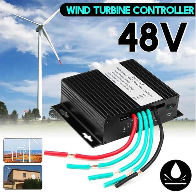 1500W-4500W Wind Turbine MPPT Charge Controller 12V 24V Auto 48V MPPT Wind Wind Controller for Lithium Battery Solar Panels Or Wind Generator