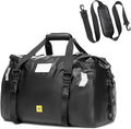 Waterproof Duffel Bag 40L - Heavy Duty Dry Bag Backpack for Motorcycle Travel Kayaking Boating &amp Camping - Watertight Roll Top Gear Bag with Air Valve &amp Reflective Strips for Men Women