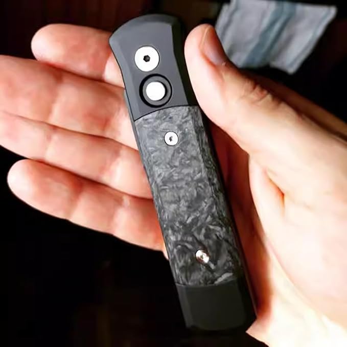Blank Material For Resin Knife Handle 2pcs Luminous Green Carbon Fiber Board with Marble Texture(135x40x5mm)