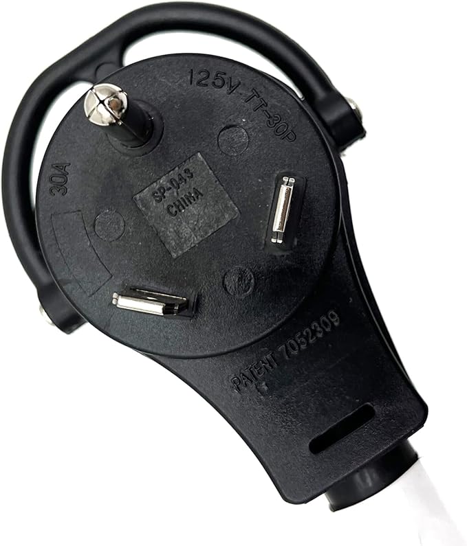 Parkworld RV 30A to Marine Shore Power 50A Extension Cord Adapter TT-30P to SS2-50R (36FT)