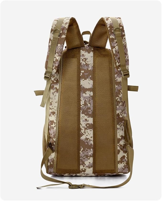 Tactical Backpack Military Molle Hiking 36-55L tactical camouflage outdoor sports camouflage bag hiking jungle camouflage green