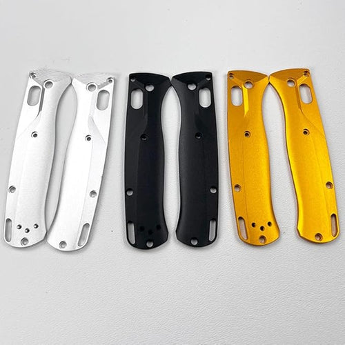 1 Pair CNC Aluminum Alloy Scale Handle Replacement Fits for Bugout 535(Gold)