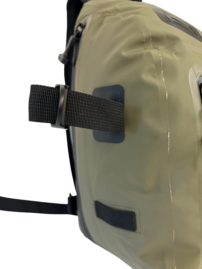 Sling Pack Fully Waterproof Dry Bag - Airtight Scentproof Submersible for Fly Fishing Hiking Hunting Camping Kayaking Paddle Boarding &amp Daily Use Green