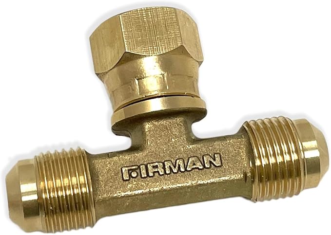 Firman 1810 LPG Tank Hose with 3-Way Fitting Integrated Regulator LP T Splitter &amp Hook and Loop Strap for Dual Fuel &amp Tri-Fuel Generators 5-Foot Hose for Extended Run Time Prevents Tank
