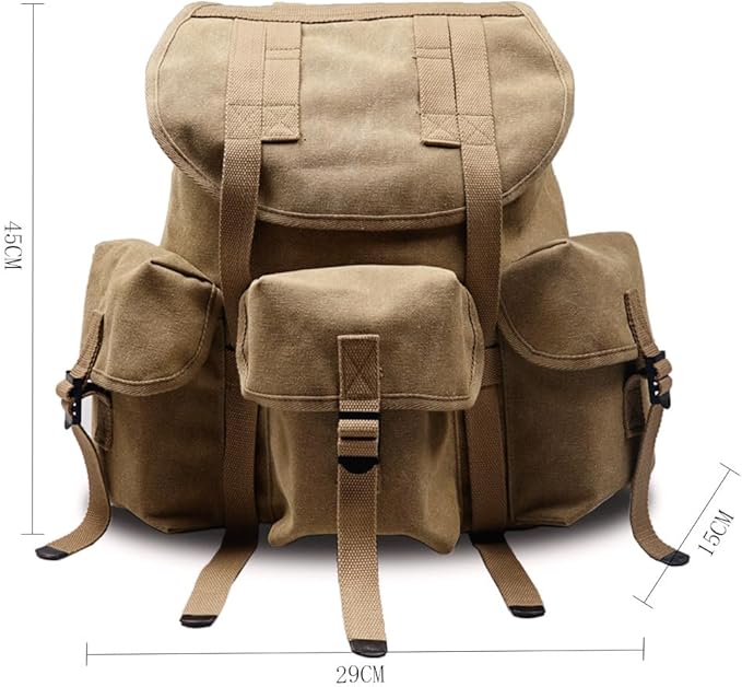 WW2 WWII US M14 Bag Backpack Outdoors Packs Canvas Bag Replica