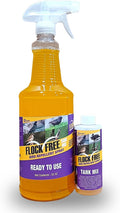 Bird Repellent Spray Bundle Ready to Use Bird Spray 32oz + Concentrate 4oz Refill