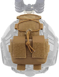 Tactical Battery Pouch Helmet Battery Pack Case Storage/Counterweight Bag Removable Elastic Pouch For FAST/MICH MK/AF Helmet