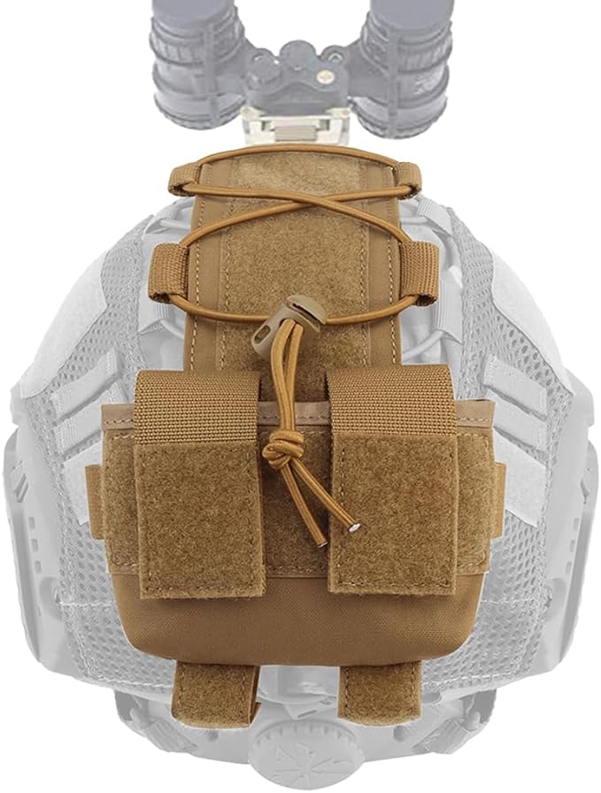 Tactical Battery Pouch Helmet Battery Pack Case Storage/Counterweight Bag Removable Elastic Pouch For FAST/MICH MK/AF Helmet