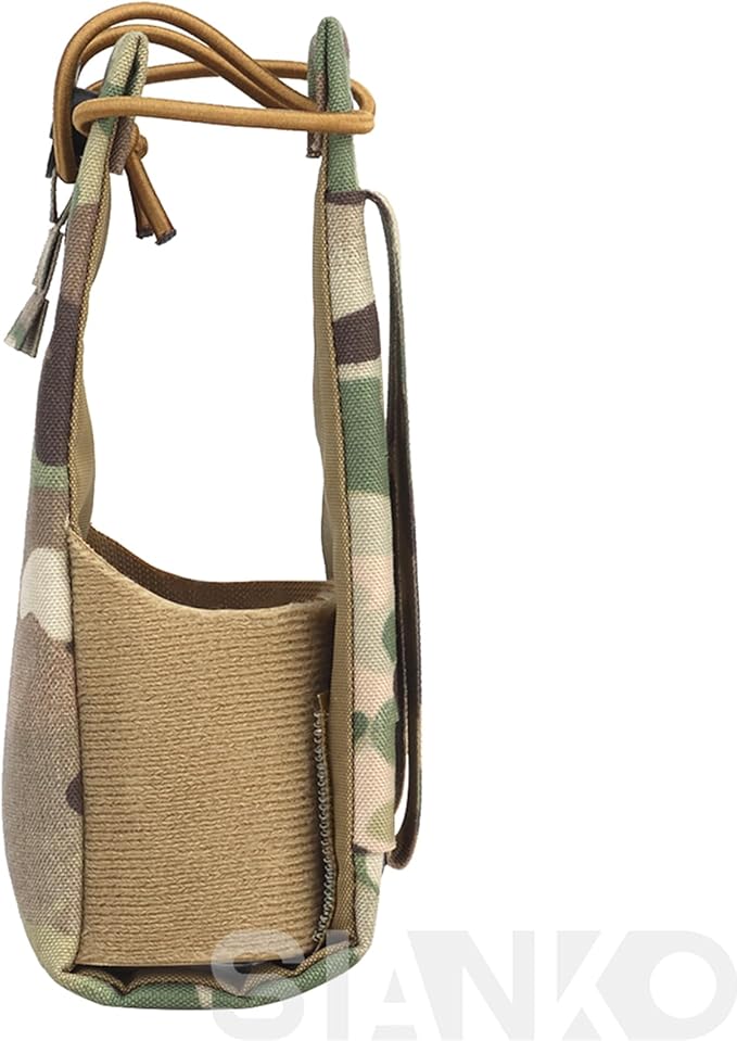 Military Tactical MOLLE Radio PouchAirsoft Paintball Hunting Walkie-Talkie Holder Bag for MPU5AN/PRC- 163AN/PRC-152AN/PRC148 etc.