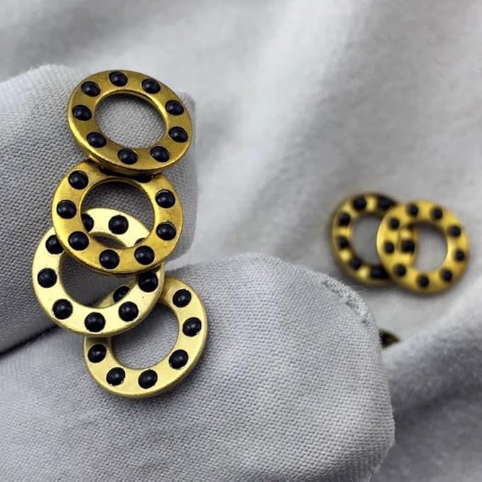 10 Pieces Brass Flippers Fit for We Knives CNC Gasket Washers DIY Making Accessory