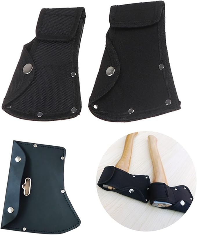 PU Leather Nylon Axe Cover Sheath Outdoor Portable for Axe Sheath Camping Cover Protection for Outdoor Camping Blade Protection