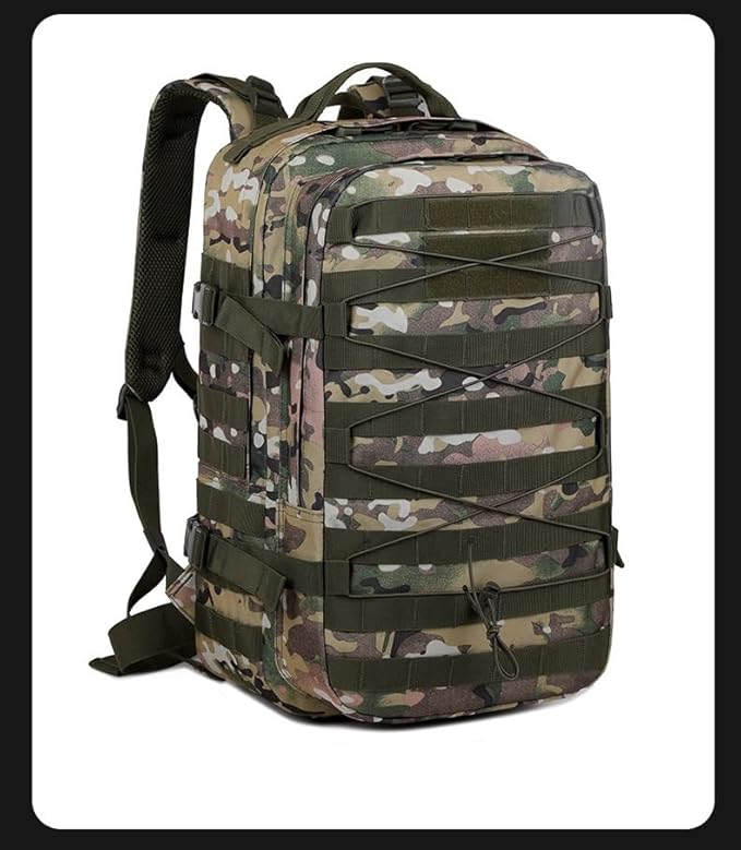 Tactical Backpack Military Molle Hiking 20-35L Assault tactics for mountaineering travel outdoors camouflage army green