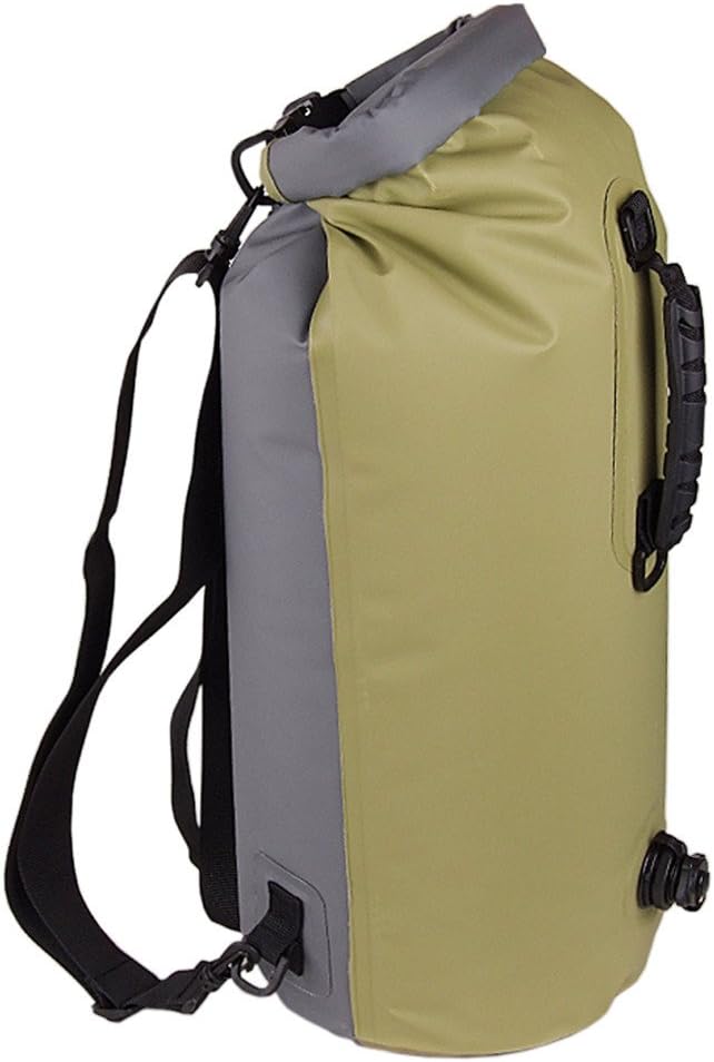 Inflatable Waterproof Floating Dry Bag Rucksack Outdoor 25L/35L/60L Inflatable Snorkeling Dry Bag Backpack PVC Dry Sack for Boating Kayaking Rafting Drifting Canoeing