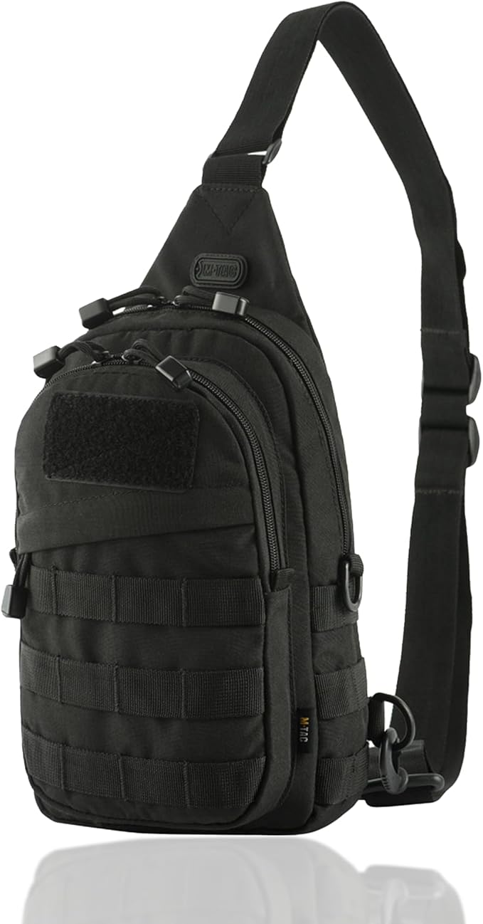 M-Tac Shoulder Bag Tactical Sling Bag for Men Small Back Pack- Crossbody Suitable as a Chest Pack Sling Mini Backpack