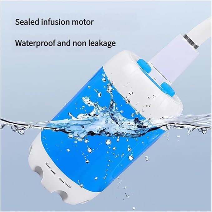 Portable Camping Shower Pump – USB Rechargeable Outdoor Shower with 2 Spray Modes Waterproof Electric Shower Head Pumps Water from Bucket for Camping Hiking Travel Car Washing &amp Pet Cleaning