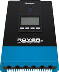 Rover 100A MPPT Solar Charge Controller - DC Input Solar Controller for RV/Marine Auto-Detect 12V/24V/36V/48V LCD Display Solar Regulator fit for Gel Sealed Flooded and Lithium Battery