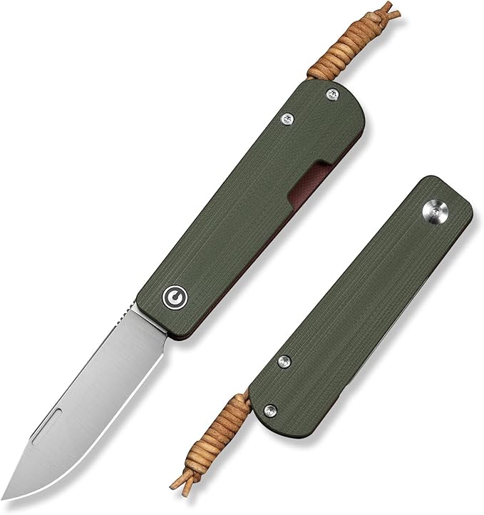 CIVIVI Slip Joint Pocket Knife Slippy Sendy Folding Knife for EDC Camping Daily Use Perfect Gifts for Men Women C24075B-1