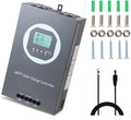 100A MPPT Solar Charge Controller 12V/24V/36V/48V Auto Max 150V PV Input 5000W Max Power Regulator w/ LCD Display Works with AGM Gel Flooded Lithium Batteries
