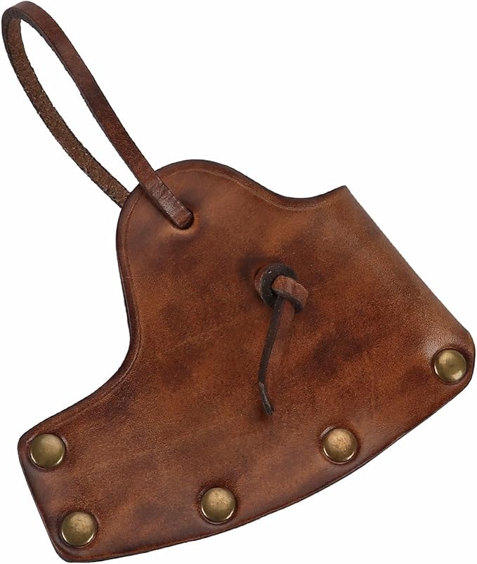 PU Leather Axe Hatchet Cover Axe Head Sheath Fit 10.5CM Protector Accessories for Outdoor Camping Blade Protection