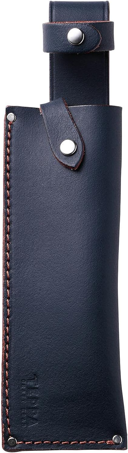TEPPA 14028 Outdoor Camping Bonfire Hatchet Awa Dedicated Leather Case (Waist Sheath) Indigo Made in Japan