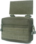 Tactical MOLLE Dump Drop Pouch Sub Abdominal Utility Tool Bag for JPC CPC AVS Vest with Hook and Loop Panel