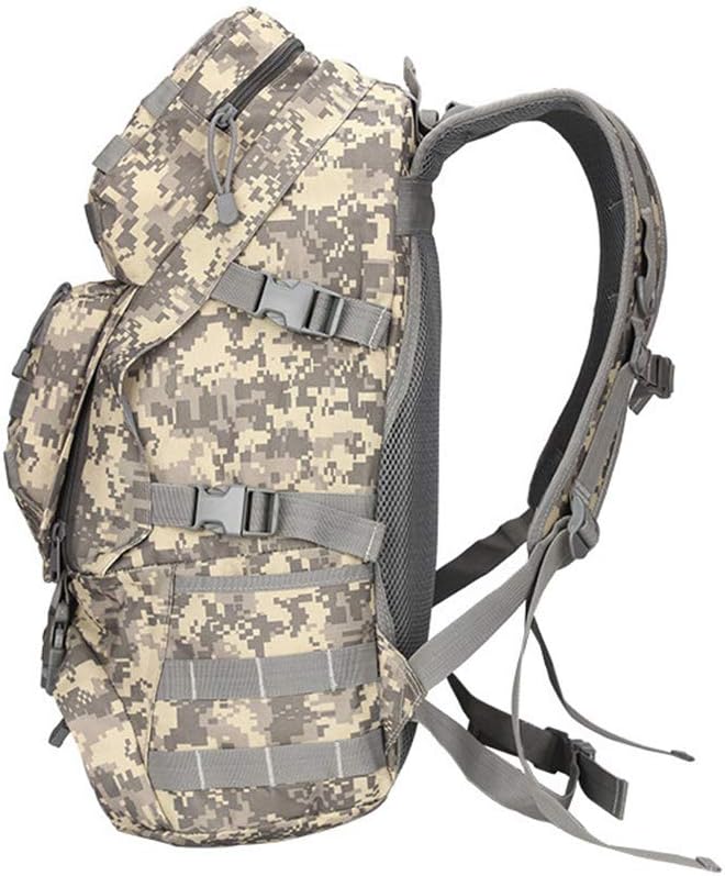 Outdoor Sports Pack Hiking Bag Tactical Rucksack Camo Knapsack Combat Camouflage Tactical Molle Backpack - ACU