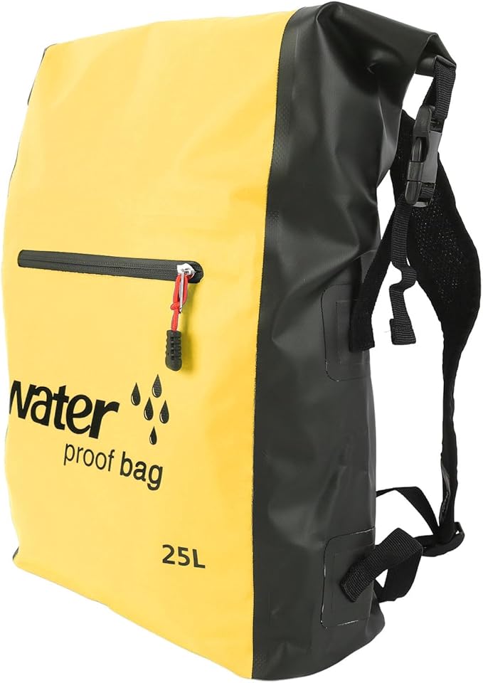 Alomejor 25L Water Resistant Dry Bag Wet Dry Separation Water Resistant Backpack for Outdoor Hiking Camping