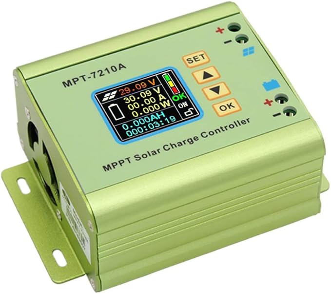 Digital MPPT Solar Charge Controller for Lithium Battery 24V / 36V / 48V / 60V / 72V Battery Pack Output 0-10A MPT-7210A