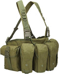 Outdoor Sports Airsoft Gear Combat Assault Molle Vest Accessory Pouch Bag Carrier Tactical Camouflage Chest Rig