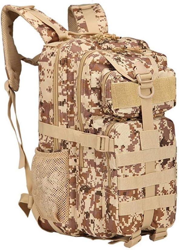 Outdoor Sports Pack Hiking Bag Tactical Rucksack Camo Knapsack Combat Camouflage Tactical Molle Backpack - DD