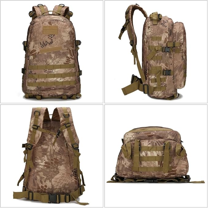 36-55L Military MOLLE Backpack for Men and Women Rucksack Tactical Assault Pack Bag for Hunting Camping Trekking (Desert Digital)