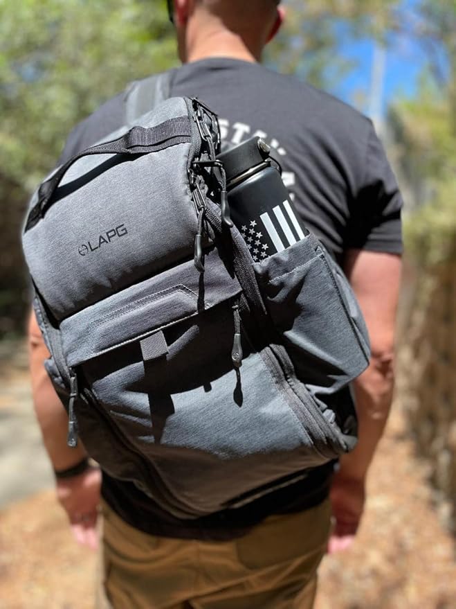 LAPG Terrain Stealth Sling Bag Covert EDC Sling Pack Tactical Crossbody Sling Pack - Heather Olive